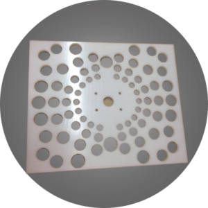 Découpe jet d'eau plaque